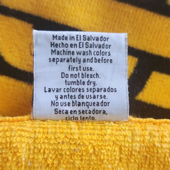 NFL Pittsburgh Steelers 5 Super Bowl Champions Terrible Towel Yellow Myron Copes - Picture 4 of 4